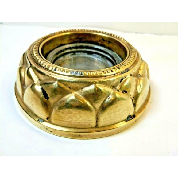 Vintage Brass Ashtray 7 Inches Round 65b - Picture 2 of 7
